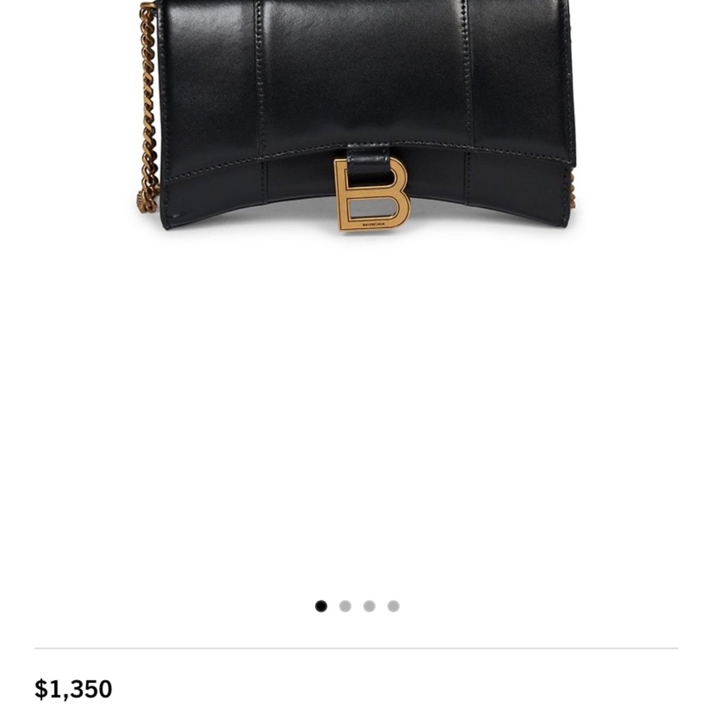 Balenciaga hourglass bag.